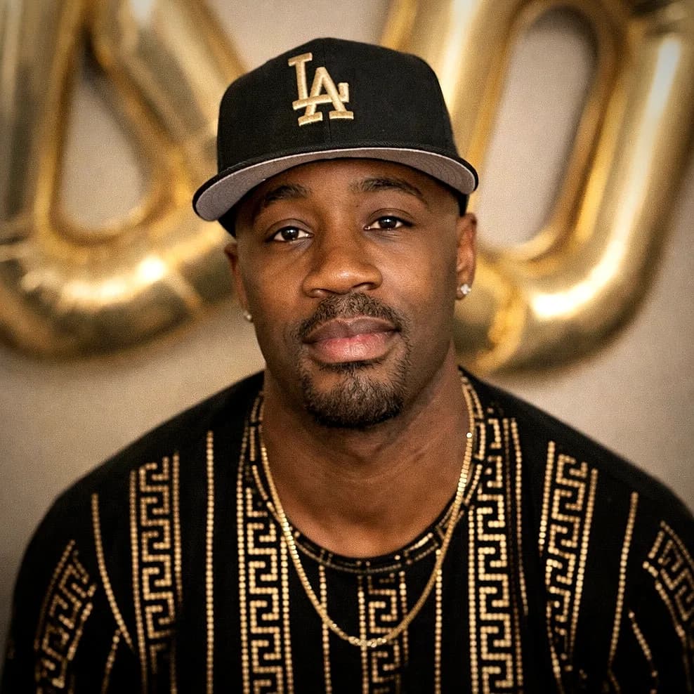 Jerome Smith, founder of FitTechGuru, in a creative studio portrait.